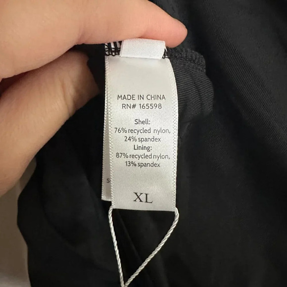 Andie The Rockway One Piece Swimsuit Black Women's Size XL Classic - Picture 6 of 7